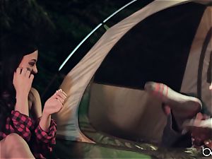 teenage mega-slut luvs camping and outdoor fucking