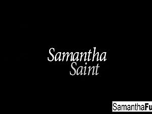Samantha Saint has some solo anal fun